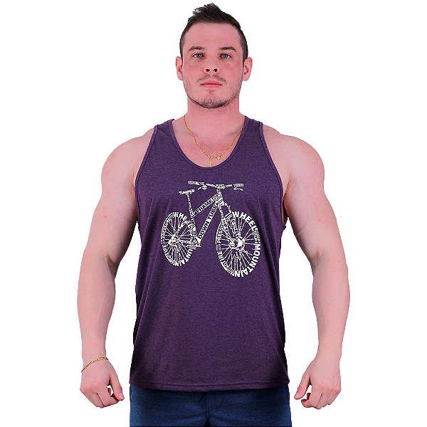 Regata Cavada Masculina MXD Conceito MTB Bike Palavras