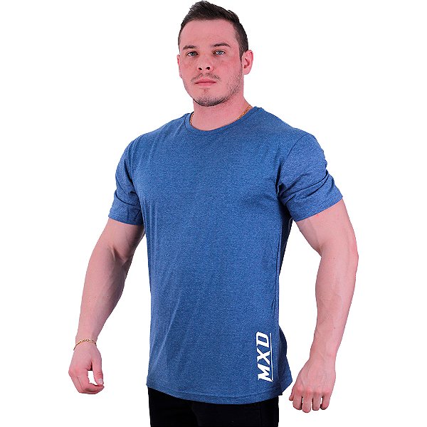Camiseta Tradicional Estampa Lateral Manga Curta MXD Conceito Logo Simples