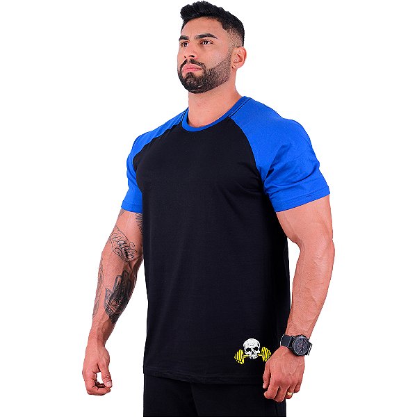 Camiseta Tradicional Estampa Lateral Manga Curta MXD Conceito Caveira Lifting