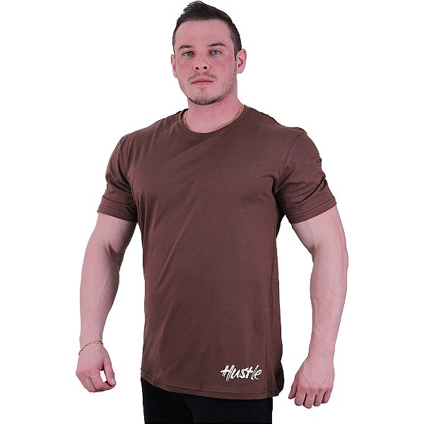 Camiseta Tradicional Estampa Lateral Manga Curta MXD Conceito Hustle