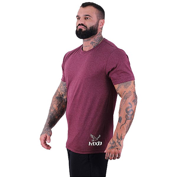 Camiseta Tradicional Estampa Lateral Manga Curta MXD Conceito Logo Ave