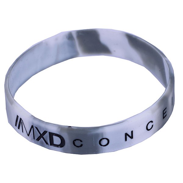 Pulseira Silicone Cinza MXD Conceito "Nada pode te parar. Só você mesmo" Motivacional