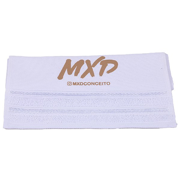 Toalha de Rosto de Academia e Lavabo MXD Conceito Multi-Uso Branca