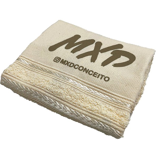 Toalha de Rosto de Academia e Lavabo MXD Conceito Multi-Uso Bege
