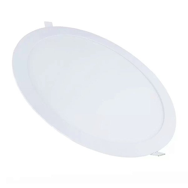 Painel LED Redondo de Embutir - 24W - Branco Frio