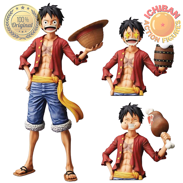 MONKEY D. LUFFY ONE PIECE GRANDISTA NERO BANPRESTO 100% ORIGINAL LACRADO