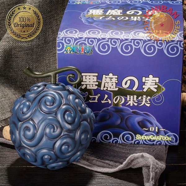 AKUMA NO MI GOMU GOMU NO MI SHOW CARTOON 100% ORIGINAL LACRADO