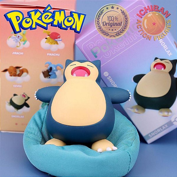 SNORLAX DORMINDO POKÉMON 100% ORIGINAL LACRADO