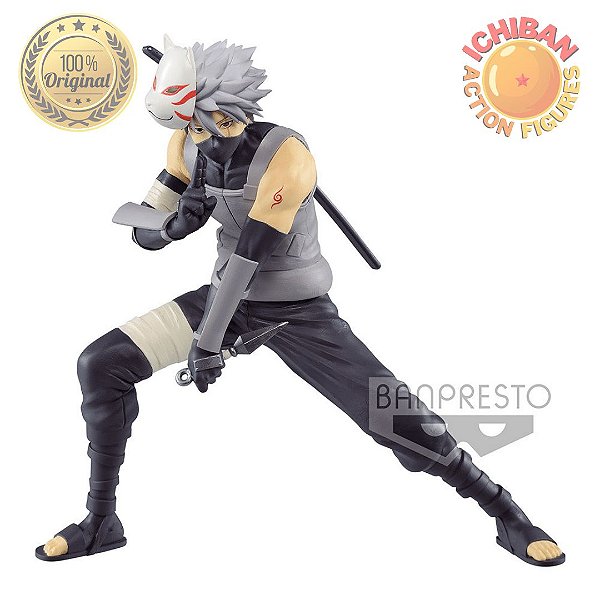 HATAKE KAKASHI ANBU NARUTO VIBRATION STARS BANPRESTO 100% ORIGINAL LACRADO