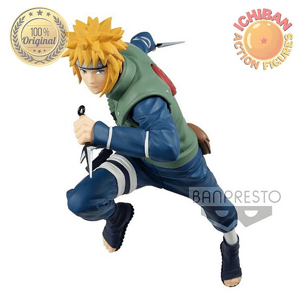 NAMIKAZE MINATO NARUTO SHIPPUDEN VIBRATION STARS VOL.1 BANPRESTO 100% ORIGINAL LACRADO