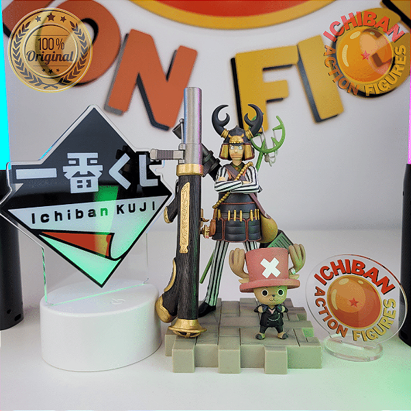 CHOPPER E USOPP ICHIBAN KUJI 100% ORIGINAL SEM CAIXA