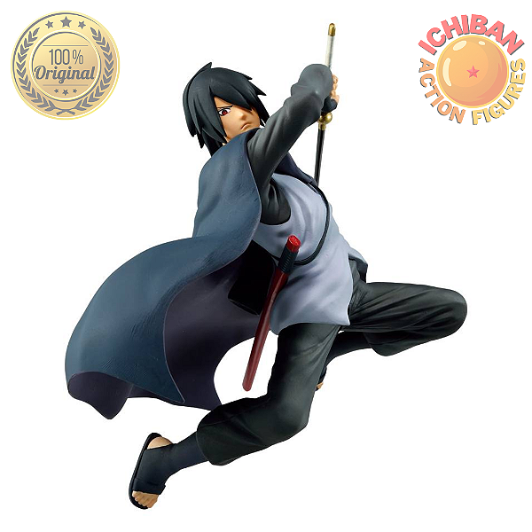 UCHIHA SASUKE ADULTO BORUTO VERSION VIBRATION STARS 100% ORIGINAL LACRADO