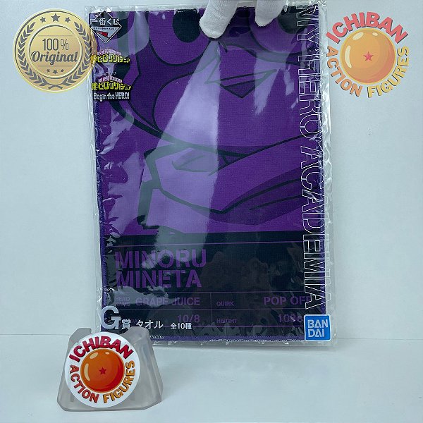 TOALHA MINETA ICHIBAN KUJI BEGIN THE HERO 100% ORIGINAL LACRADO