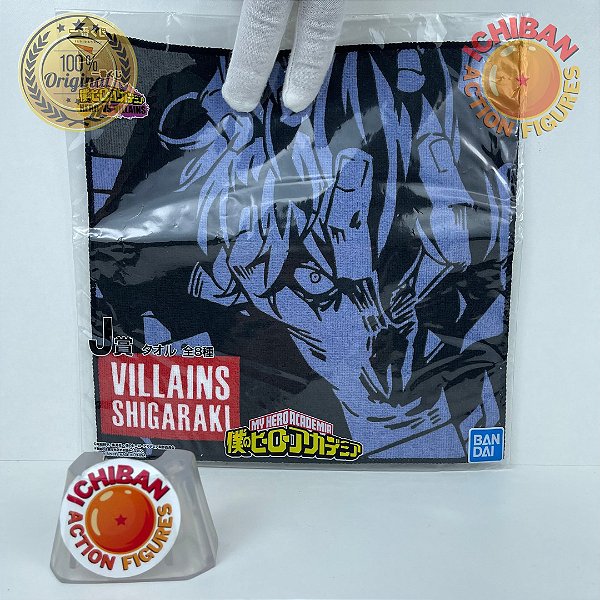 TOALHA TOMURA SHIGARAKI ICHIBAN KUJI HEROES VS VILAINS 100% ORIGINAL LACRADO