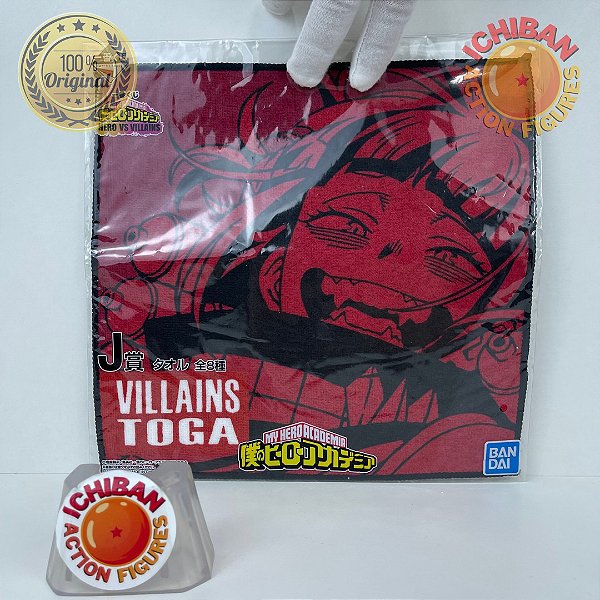 TOALHA HIMIKO TOGA ICHIBAN KUJI HEROES VS VILAINS 100% ORIGINAL LACRADO