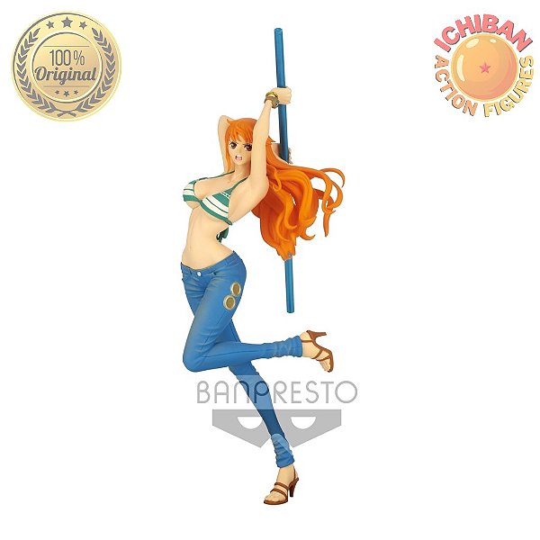 NAMI ONE PIECE LADY FIGHT BANPRESTO 100% ORIGINAL LACRADO