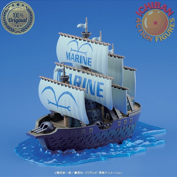 BARCO MARINHA ONE PIECE MODEL KIT BANDAI 100% ORIGINAL LACRADO