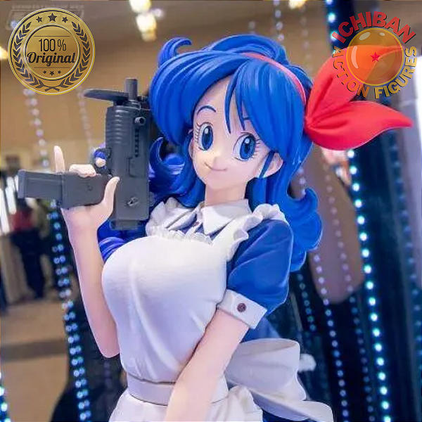 LUNCH CABELO AZUL DE VESTIDO GLITTER & GLAMOURS BANPRESTO 100% ORIGINAL COM CAIXA