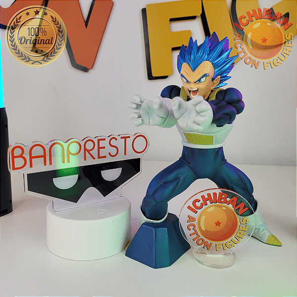 VEGETA SSJ BLUE MAXIMATIC BANPRESTO 100% ORIGINAL COM CAIXA