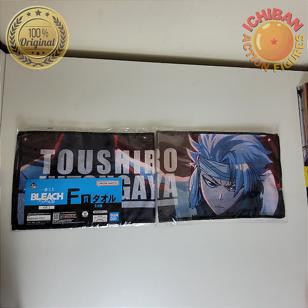 TOALHA TOUCHIRO HITSUGAYA BLEACH THOUSAND YEAR BLOOD WAR ICHIBAN KUJI 100% ORIGINAL LACRADO
