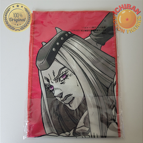 TOALHA DIAVOLO JOJO'S STONE OCEAN THE WAY TO HEAVEN ICHIBAN KUJI 100% ORIGINAL LACRADO