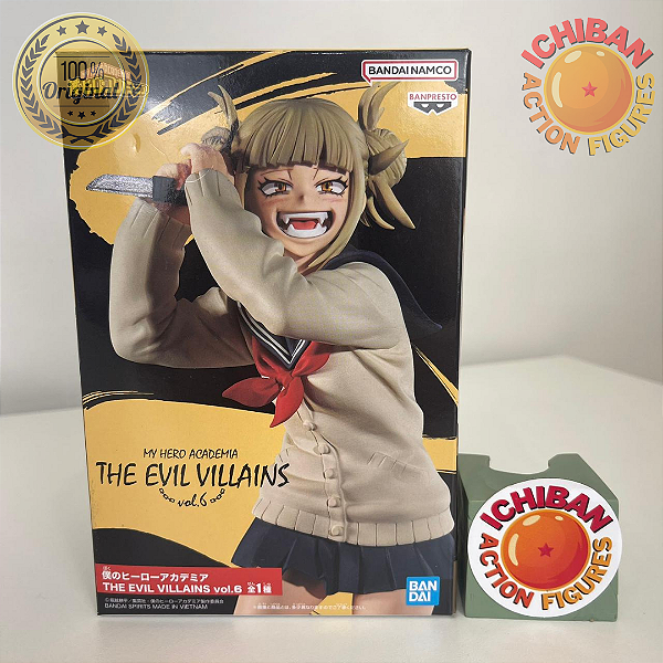 HIMIKO TOGA EVIL VILAINS VOL. 6 BANPRESTO 100% ORIGINAL LACRADO