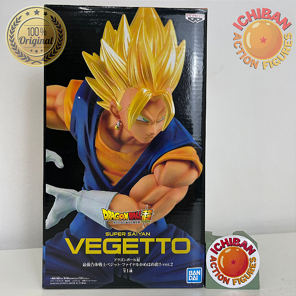 VEGETTO SSJ NAMCO V.2 EXCLUSIVO DO JAPÃO BANPRESTO 100% ORIGINAL LACRADO