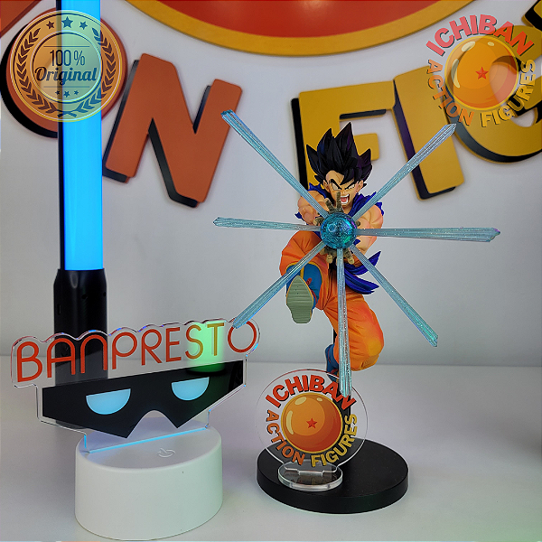 SON GOKU DRAGON BALL Z GX MATERIA FORMA BASE BANPRESTO 100% ORIGINAL SEM CAIXA
