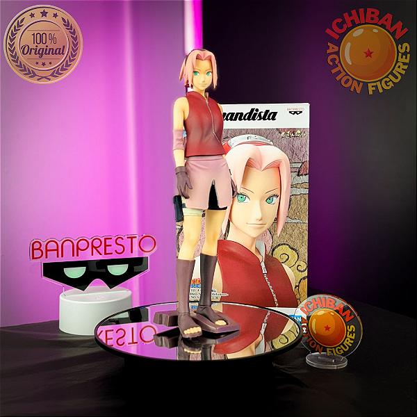 SAKURA HARUNO GRANDISTA BANPRESTO 100% ORIGINAL COM CAIXA