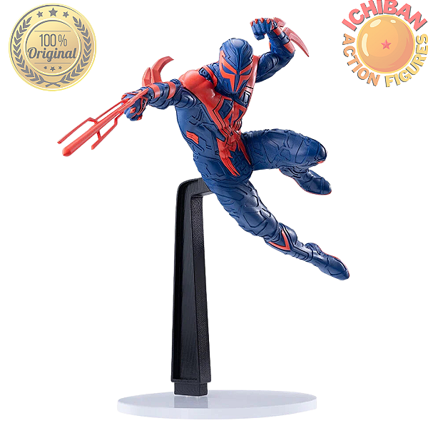 MIGUEL O'HARA SPIDER MAN 2099 ACROSS THE SPIDER VERSE MOVIE LUMINASTA SEGA 100% ORIGINAL LACRADO