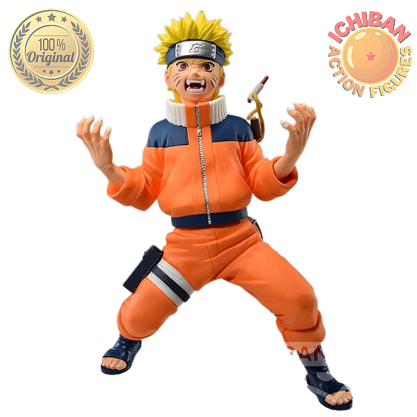 UZUMAKI NARUTO KID KURAMA RAGE VIBRATION STARS BANPRESTO 100% ORIGINAL LACRADO