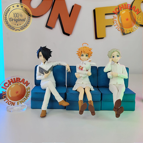 CONJUNTO THE PROMISED NEVERLAND NO SOFÁ SEGA 100% ORIGINAL SEM CAIXA