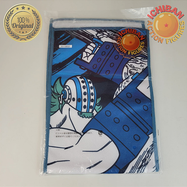 TOALHA KILLER ONE PIECE IMPREGNABLE SWORD LETRA G ICHIBAN KUJI 100% ORIGINAL LACRADO