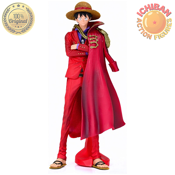 MONKEY D. LUFFY DE VERMELHO ONE PIECE SPECIAL ED. 20TH ANNIVERSARY KING OF ARTIST BANPRESTO 100% ORIGINAL LACRADO