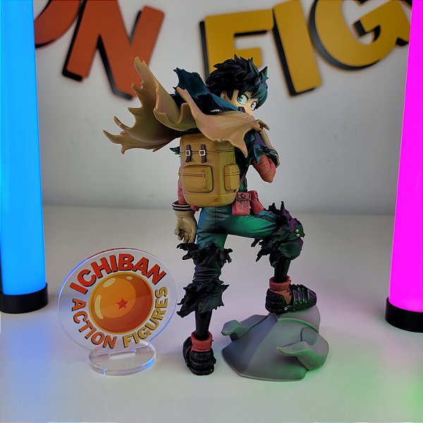 IZUKO MIDORIYA DEKU DARK SEM CAPUZ MY HERO ACADEMIA ICHIBAN KUJI LETRA  A BANDAI 100% ORIGINAL SEM CAIXA