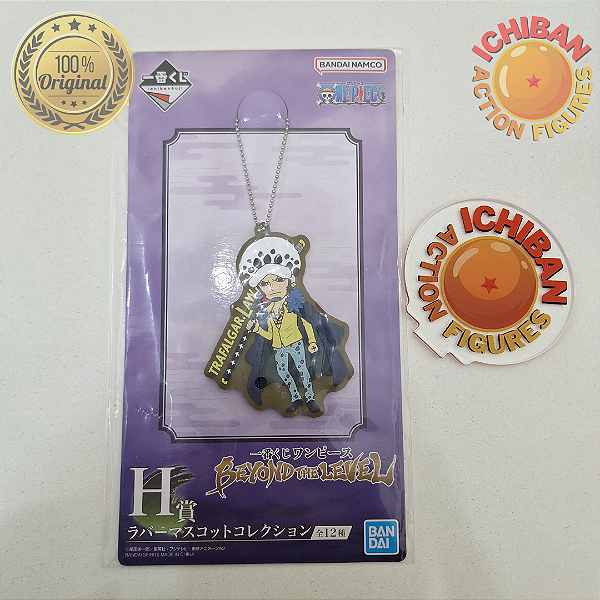 CHAVEIRO LAW MUSGO ONE PIECE LETRA H ICHIBAN KUJI 100% ORIGINAL LACRADO