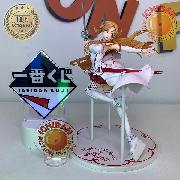 ASUNA SWORD ART ONLINE STAGE 2 ICHIBAN KUJI LETRA B BANDAI 100% ORIGINAL SEM CAIXA