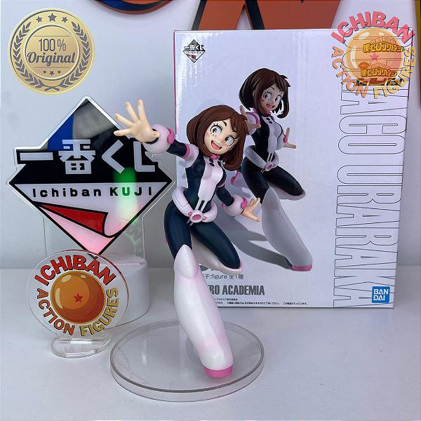 OCHACO URARAKA URAVITY MY HERO ACADEMIA GO AND GO! ICHIBAN KUJI LETRA C BANDAI 100% ORIGINAL COM CAIXA
