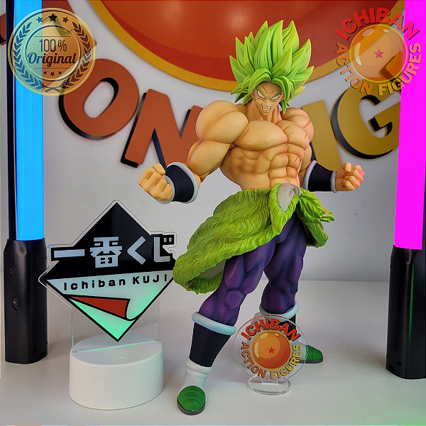 BROLY SSJ FULL POWER DB SUPER ULTIMATE VARIATION KING CLUSTAR ICHIBAN KUJI BANDAI LETRA C 100% ORIGINAL SEM CAIXA