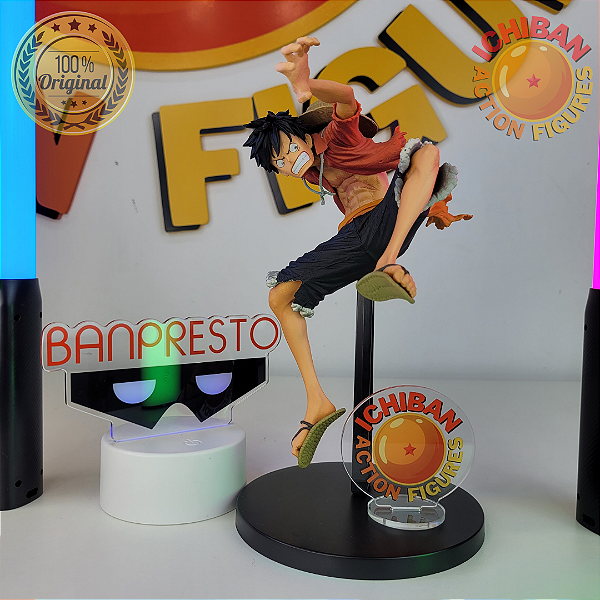 MONKEY D. LUFFY ONE PIECE STAMPEDE KING OF ARTIST BANPRESTO 100% ORIGINAL SEM CAIXA