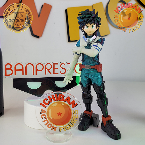 IZUKO MIDORIYA DEKU MY HERO ACADEMIA TEXTURE BANPRESTO 100% ORIGINAL SEM CAIXA