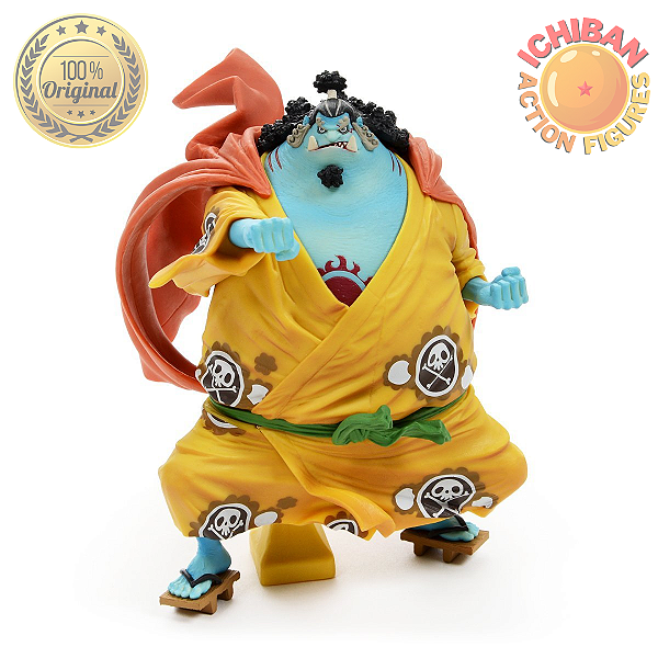 JINBE ONE PIECE KING OF ARTIST BANPRESTO 100% ORIGINAL COM CAIXA