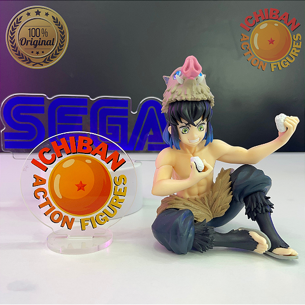 HASHIBIRA INOSUKE DEMON SLAYER ONIGIRI SEGA 100% ORIGINAL SEM CAIXA