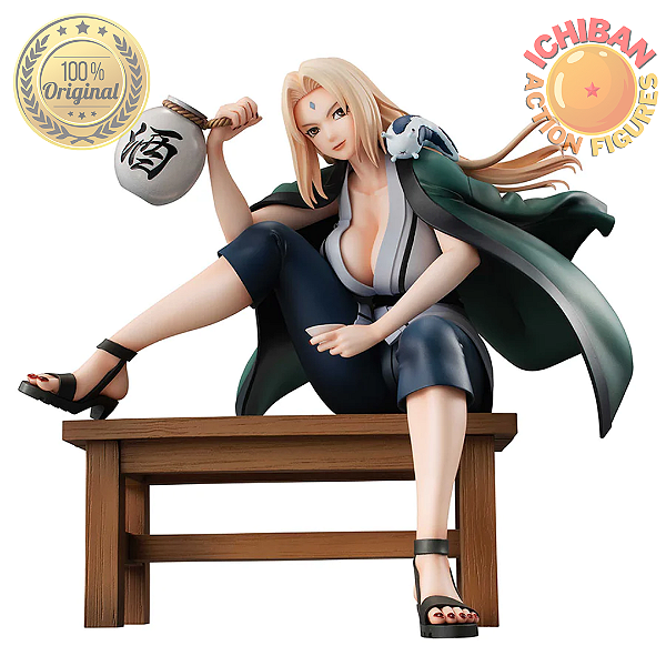 SENJU TSUNADE NARUTO SHIPPUDEN GALS SERIES VER.2 MEGAHOUSE 1/8 100% ORIGINAL LACRADO