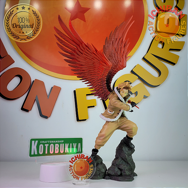 TAKAMI KEIGO HAWKS MY HERO ACADEMIA ARTFX J KOTOBUKIYA 100% ORIGINAL SEM CAIXA