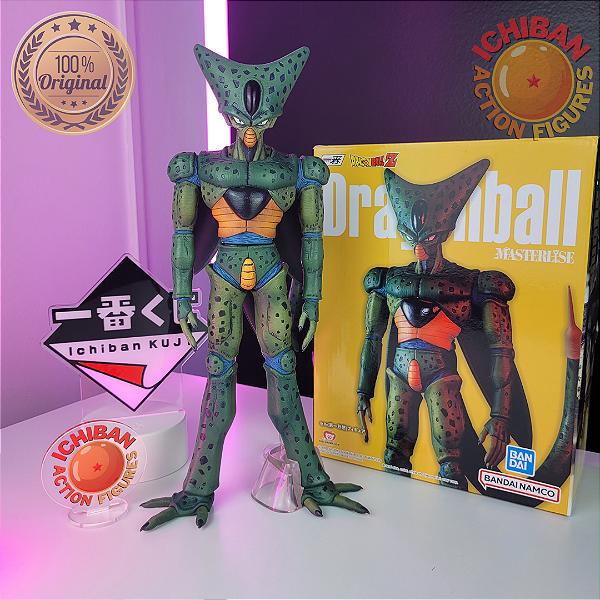 CELL PRIMEIRA FORMA DRAGON BALL Z MASTERLISE ICHIBANSHO BANDAI 100% ORIGINAL COM CAIXA