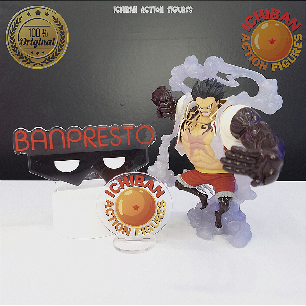 MONKEY D. LUFFY  DE COLETE ONE PIECE GEAR 4 SPECIAL VER. KING OF ARTIST BANPRESTO 100% ORIGINAL SEM CAIXA