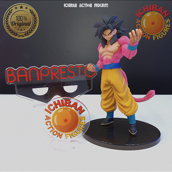 SON GOKU SSJ4 DRAGON BALL GT BANPRESTO 100% ORIGINAL SEM CAIXA