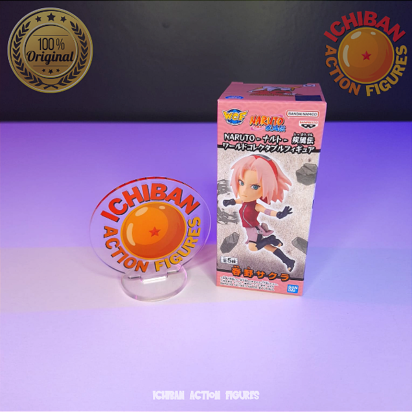 HARUNO SAKURA NARUTO SHIPPUDEN 20TH ANNIVERSARY WCF BANPRESTO 100% ORIGINAL LACRADO