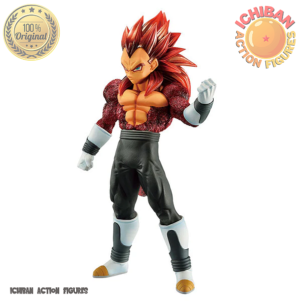 VEGETA SSJ4 DRAGON BALL HEROES KI DIVINO MASTERLISE ICHIBAN KUJI LETRA D BANDAI 100% ORIGINAL LACRADO